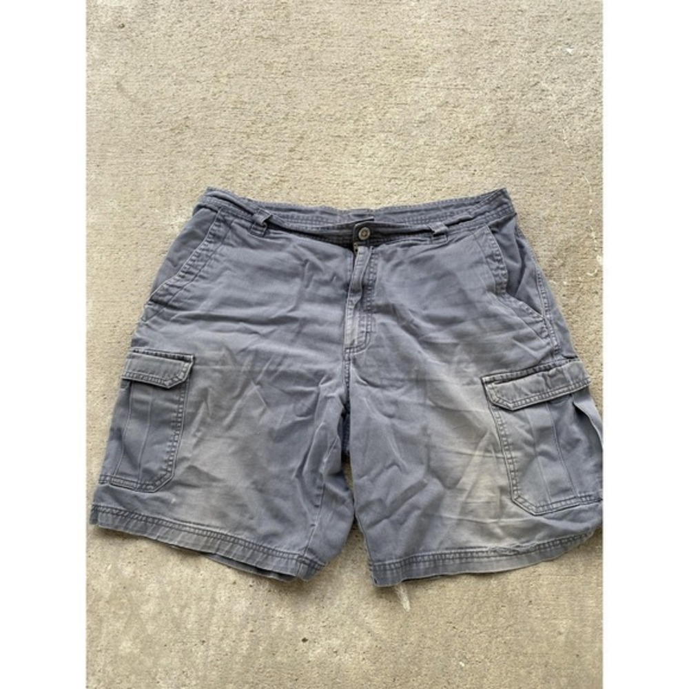 Vintage Columbia Cargo Shorts Mens 36 Gray Omni-Shade Pockets Outdoor Casual 10 - Picture 3 of 16